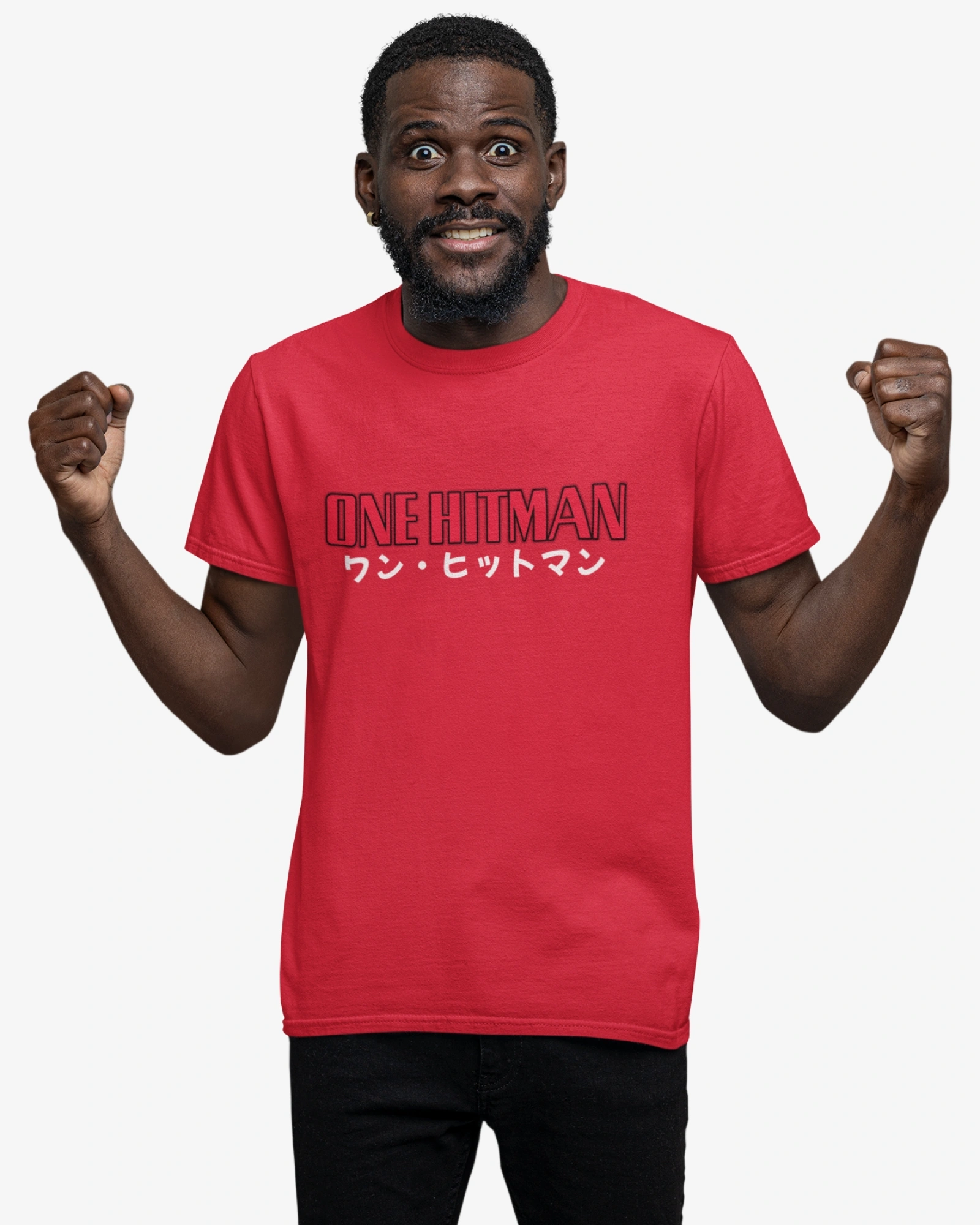 Hitman-Typographic-Red-T-shirt Hitman Typographic Men T-shirt - Image 1