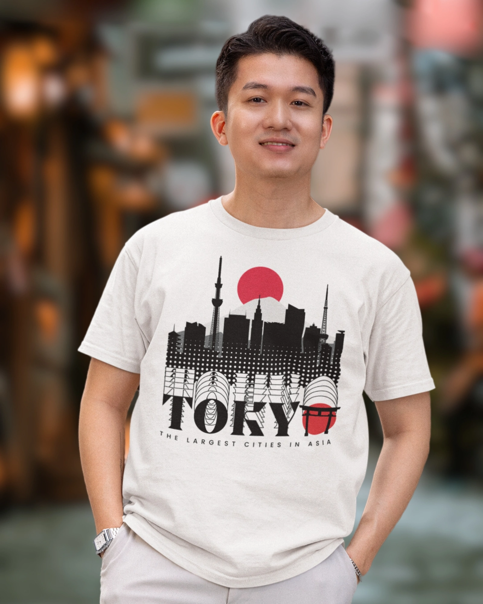 Tokyo Graphic White T shirt Tokyo Graphic White T shirt - Image 1